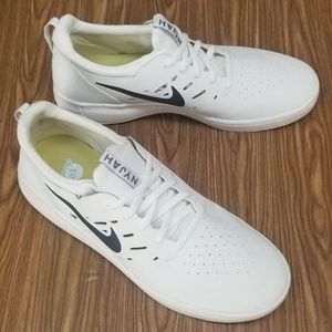 Nike Sb Nyjah Free White Skate Shoes 